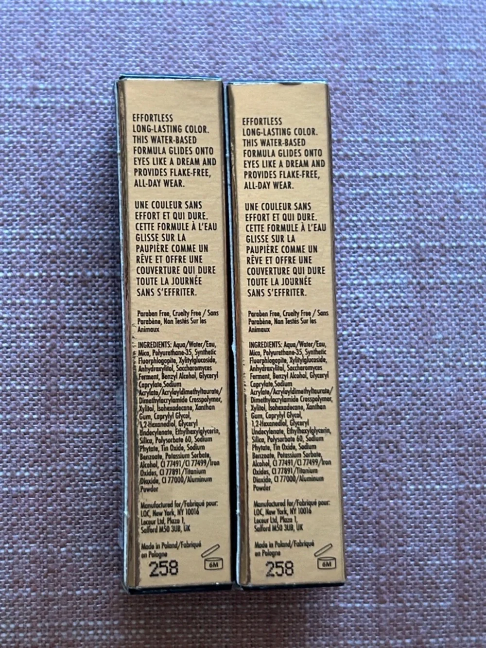 Bundle of 2 LOC Love of Color Liquid Shimmer Shadow New